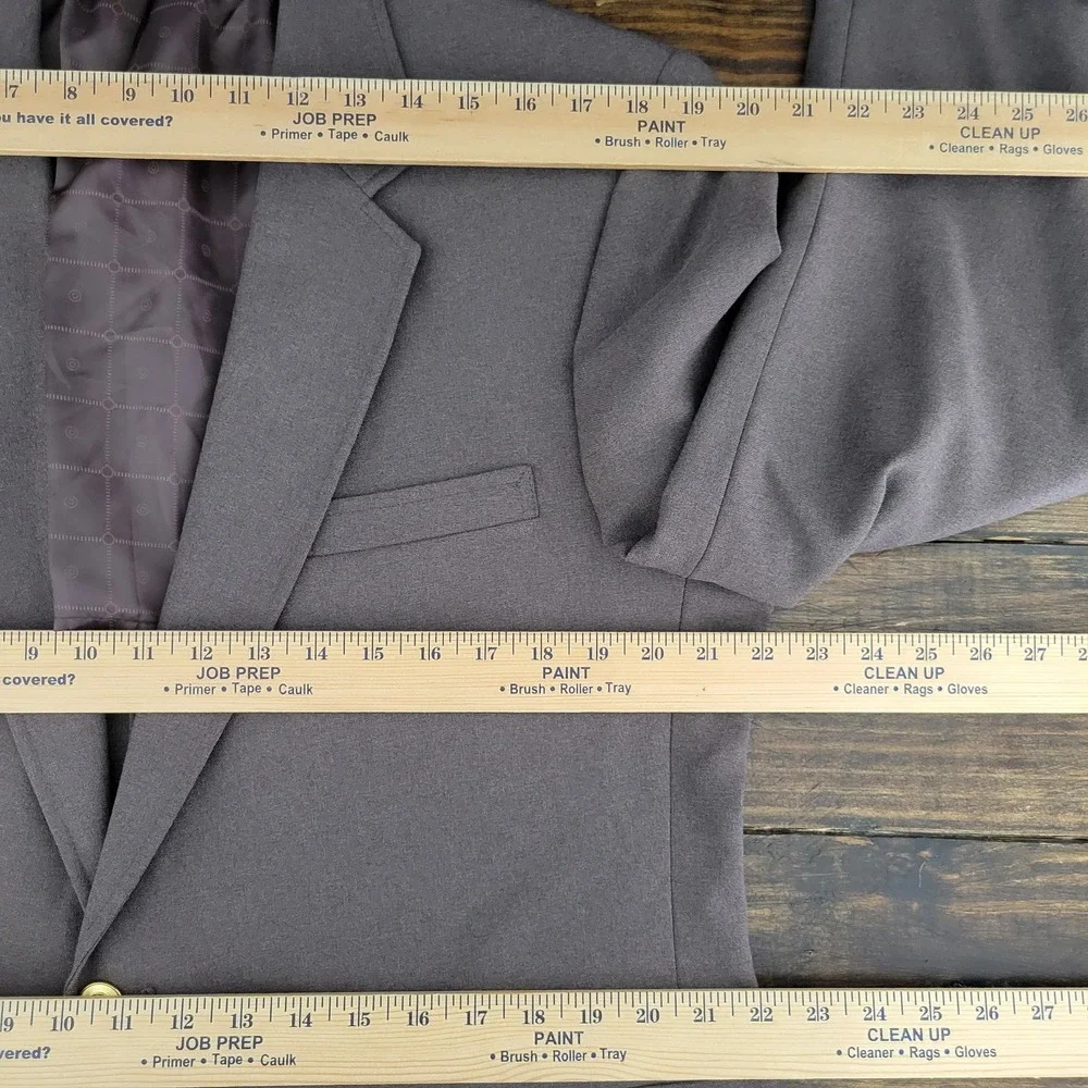 Perma Prest Classic Collections Men's Sport Coat Blazer Two Button‎ Brown 46R